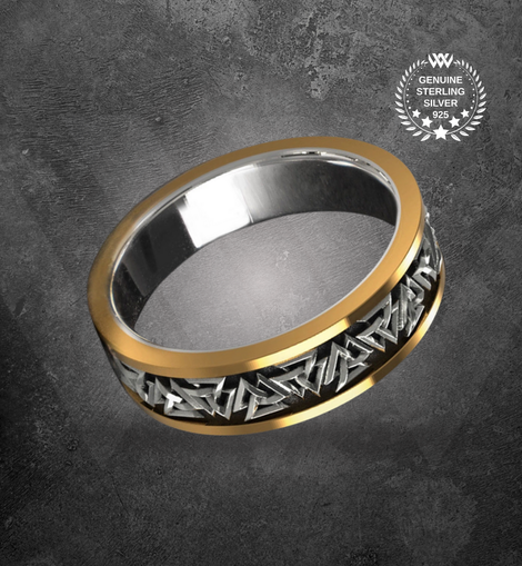 Valknut Eternity Ring