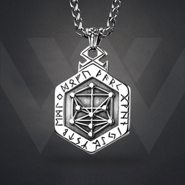 Sacred Geometry Shield Necklace