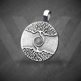 Yggdrasil Life Spiral Necklace