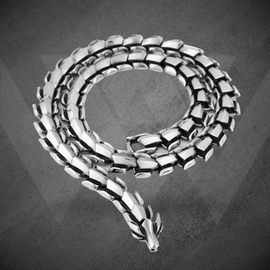 Jörmungandr Serpent Chain Necklace