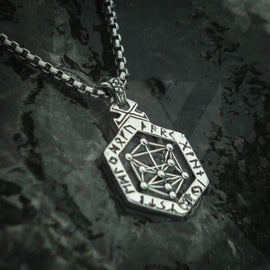 Sacred Geometry Shield Necklace